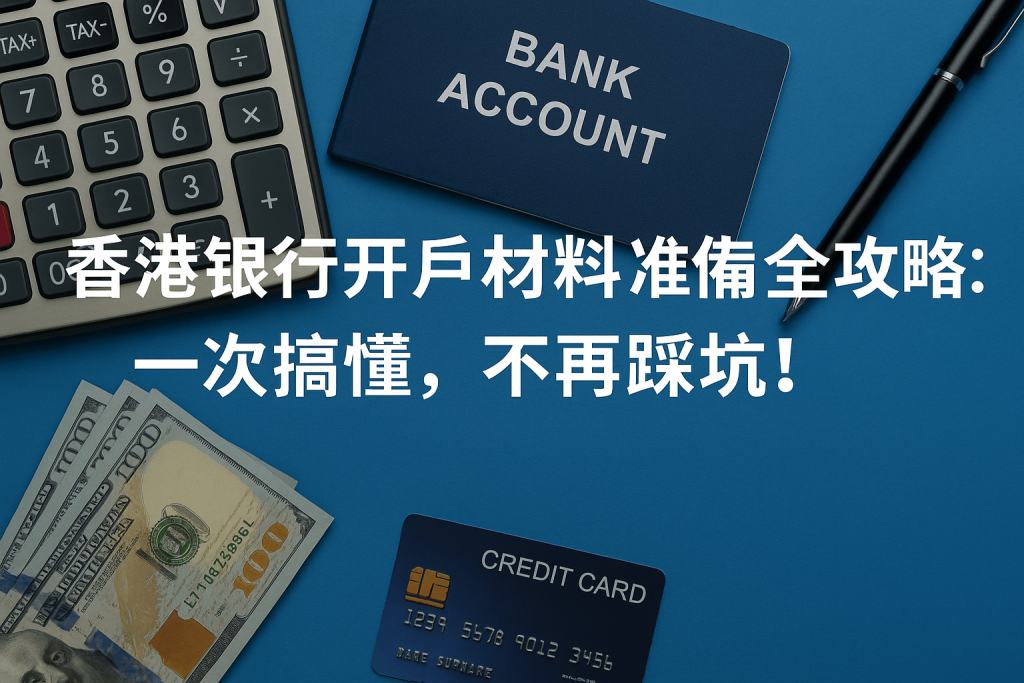 香港銀行開戶材料準備全攻略：一次搞懂，不再踩坑！
