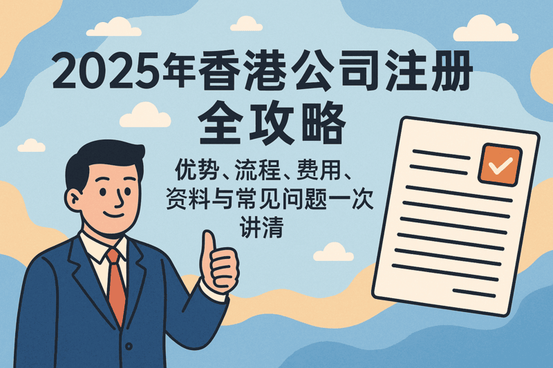 2025年香港公司注冊(cè)全攻略：優(yōu)勢(shì)、流程、費(fèi)用、資料與常見(jiàn)問(wèn)題一次講清