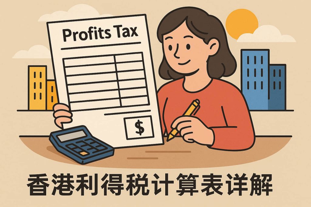 香港利得稅計算表詳解