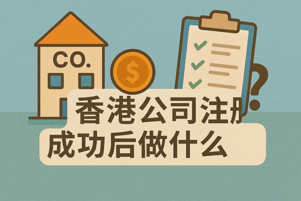 香港公司注冊(cè)成功后做什么？