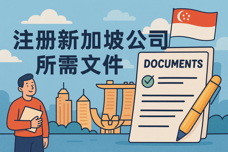 新加坡公司注冊所需文件清單