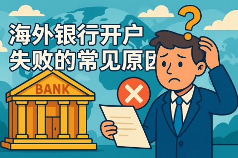 海外銀行開戶失敗的常見原因有哪些？如何避免被拒？