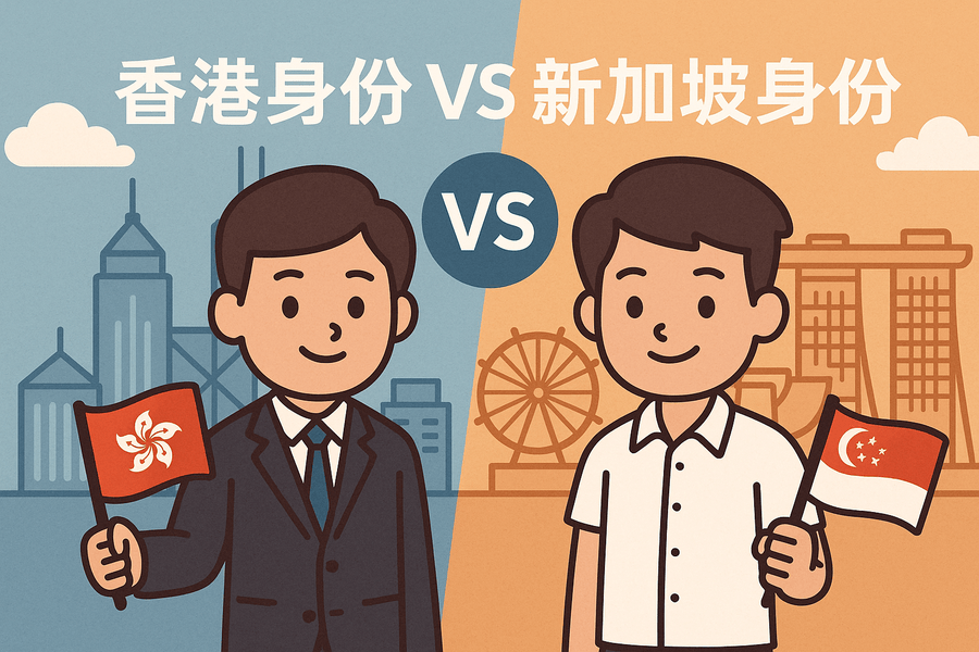 香港身份和新加坡身份有什么區(qū)別？哪個(gè)好？怎么辦理？
