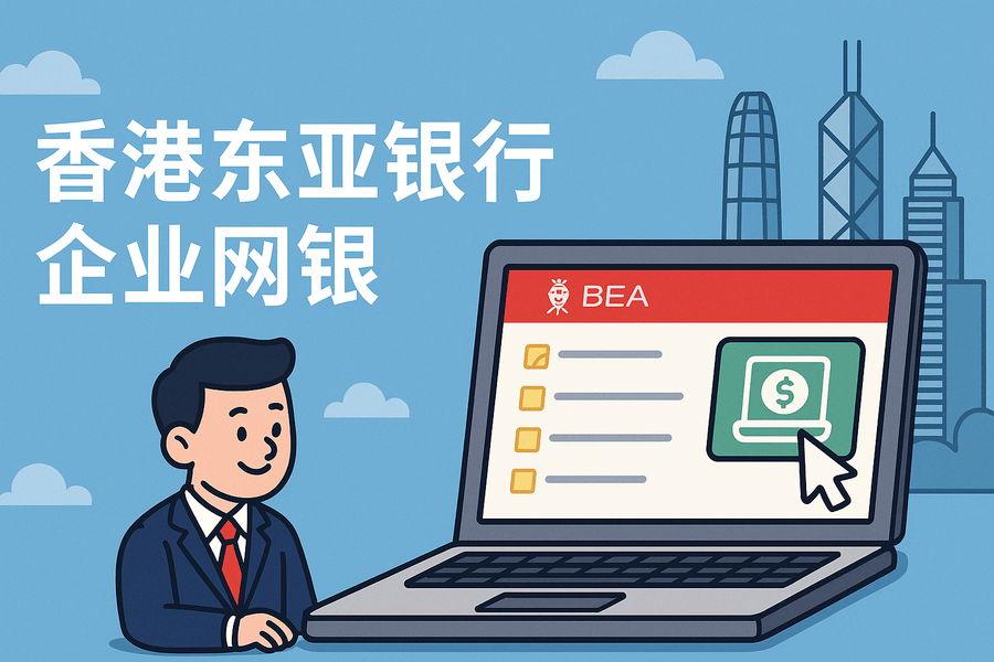 香港東亞銀行（BEA）企業(yè)網(wǎng)銀操作教程：開戶、首次登錄、常用功能一篇搞懂