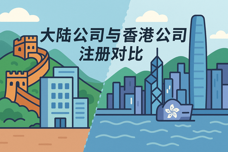 大陸公司與香港公司注冊對比：2025年最新政策解析與選擇指南